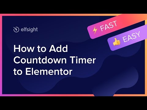 How to Add Countdown Timer to Elementor (2021)