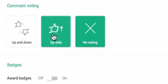 Voting in comment thrive theme comment plugin review