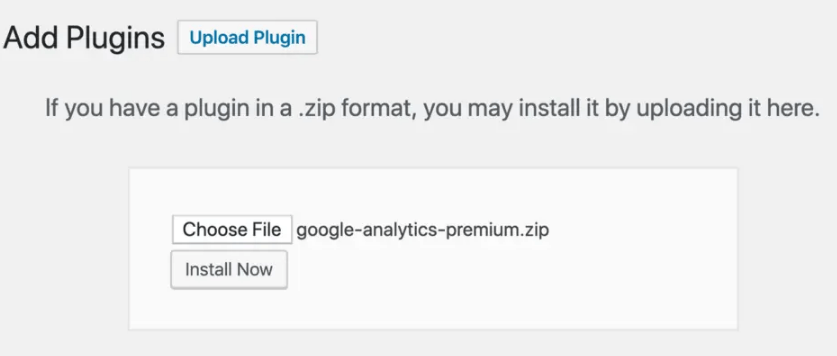 Add plugins upload plugin