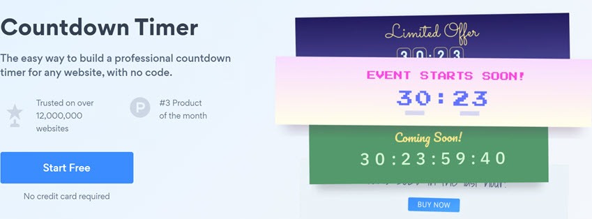 POWR: Countdown Timer Banner App