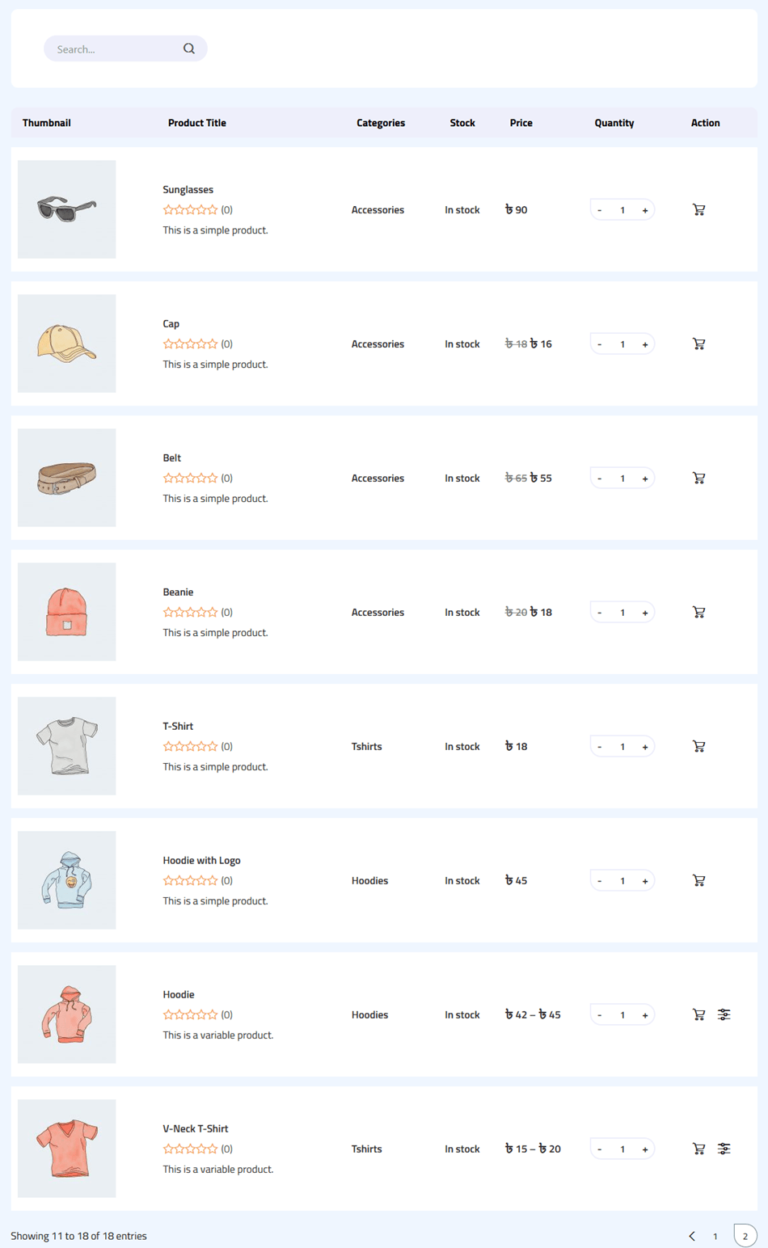 8 Best WooCommerce Product Table Plugins 2023 - Gomahamaya